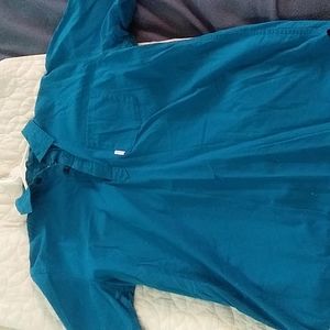 Topo Designs Mens Cotton Pullover Tour Shirt M Blue like new, Unisex.